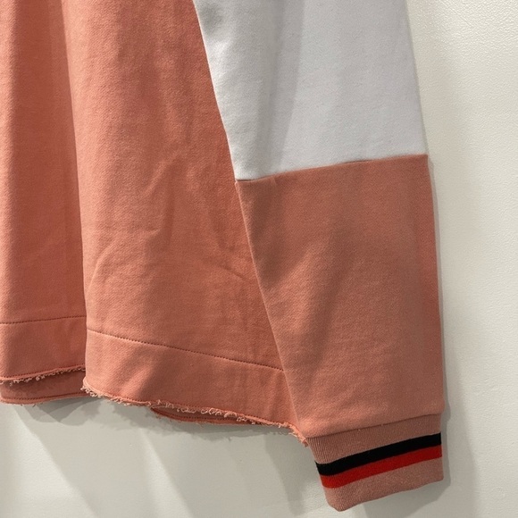 P.E Nation Ali Boxer Sweat Sweatshirt Pink Pale Size Medium New Athleisure - Picture 4 of 7